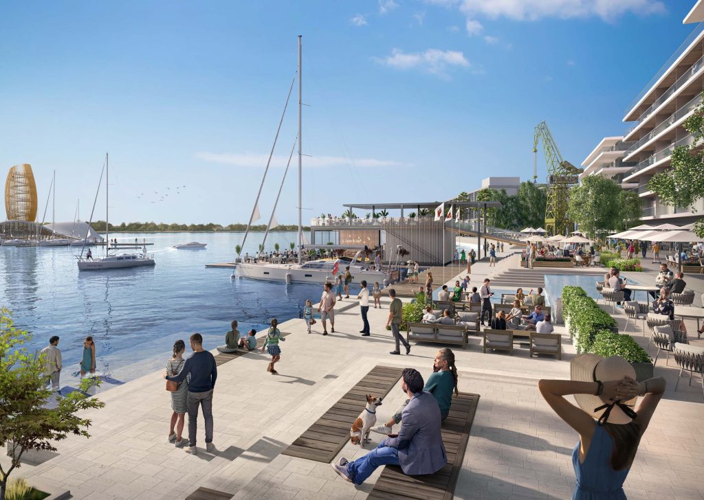 Riga Waterfront - Exporta Basin (Andrejostas iela) - Promenaad - visuaalne