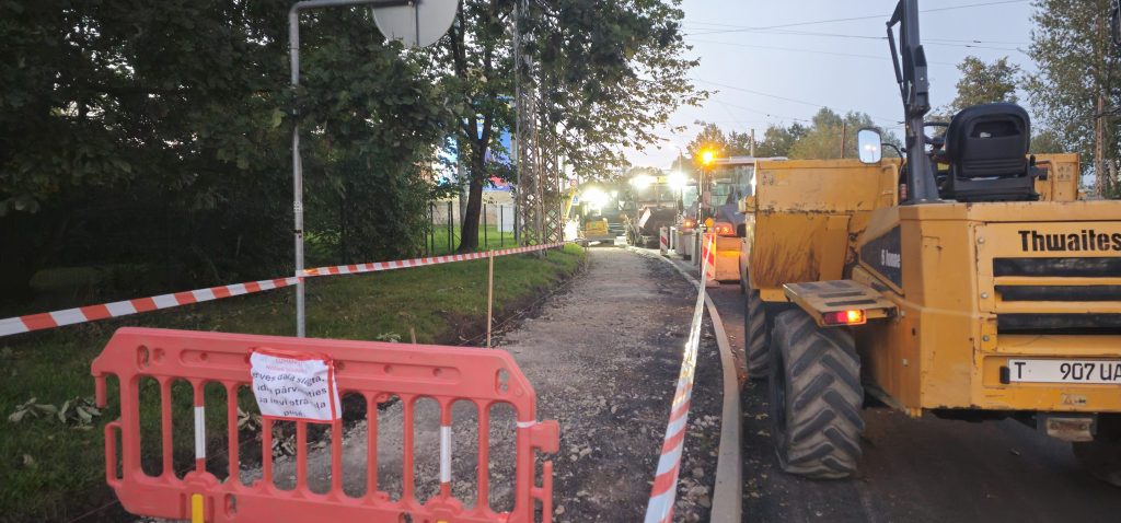Ganību dambis ielas seguma atjaunošana (Ganību dambis) - Ceļš - būvdarbu attēli