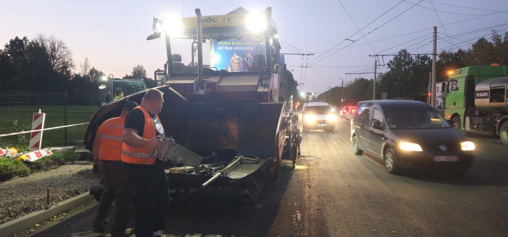 Ganību dambis ielas seguma atjaunošana (Ganību dambis) - Ceļš - būvdarbu attēli