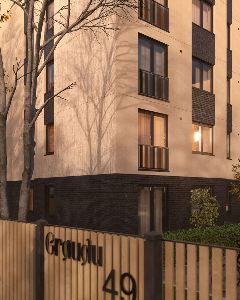 Graudu 49 (Graudu ielā 51) - Daudzdzīvokļu nams - vizualizācija