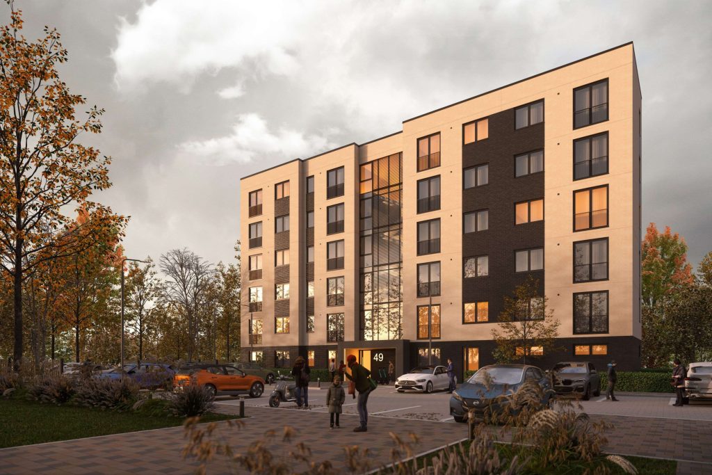 Graudu 49 (Graudu ielā 51) - Daudzdzīvokļu nams - vizualizācija