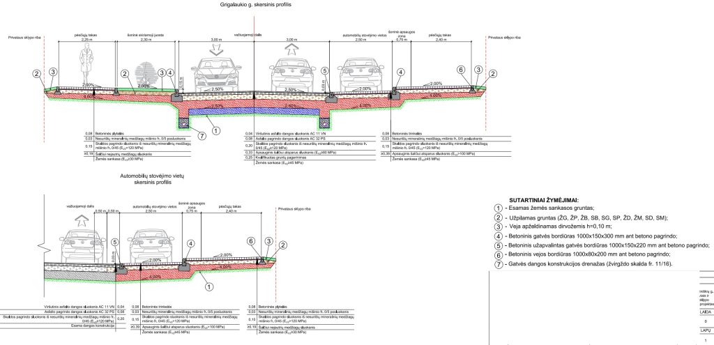 Grigalaukio g. atkarpa ties Justiniškių g. 134 (Grigalaukio g.) - Iela - vizualizācija