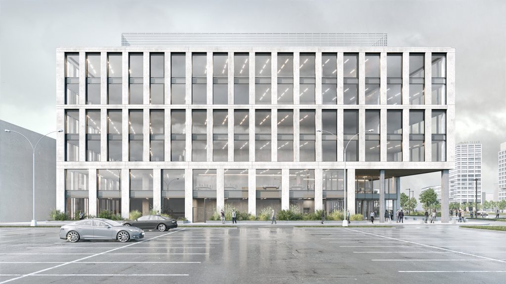 Gustavs - 3. ēka (Gustava Zemgala gatve 75) - Verslo centras - vizualizacija