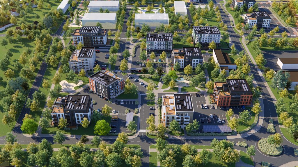 Jõekääru linnak (Veehaldja 1) (Veehaldja 1) - Daugiabutis - vizualizacija