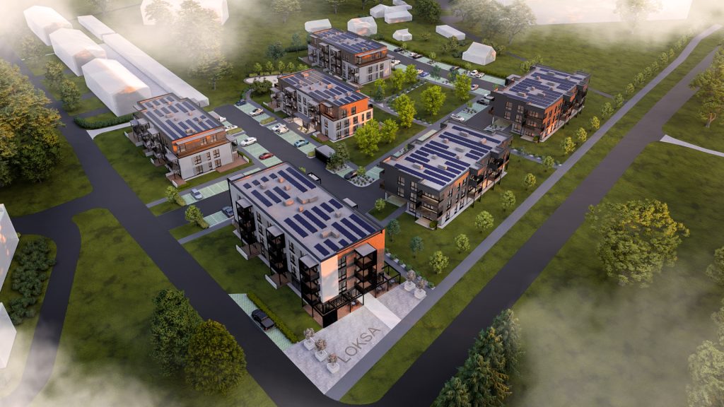 Rohuaia 3, 5 / Nooruse 11, 13, 15, 17 (Rohuaia 3, 5 / Nooruse 11, 13, 15, 17) - Multi apartment - visualization