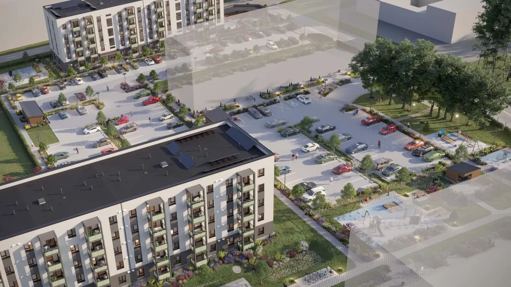 Blūmendāles mājas - 2. ēka (Prūšu iela 1H) - Korterelamu - visuaalne