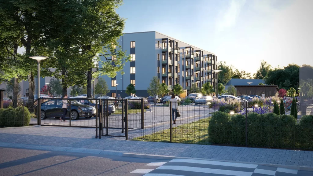 Blūmendāles mājas - 2. ēka (Prūšu iela 1H) - Korterelamu - visuaalne