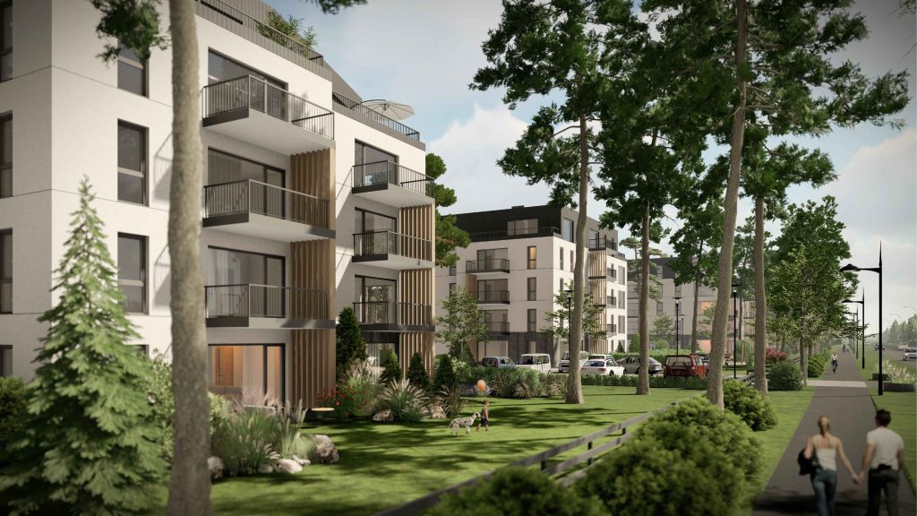 Institūta iela 21 (Institūta iela 21) - Daugiabutis - vizualizacija