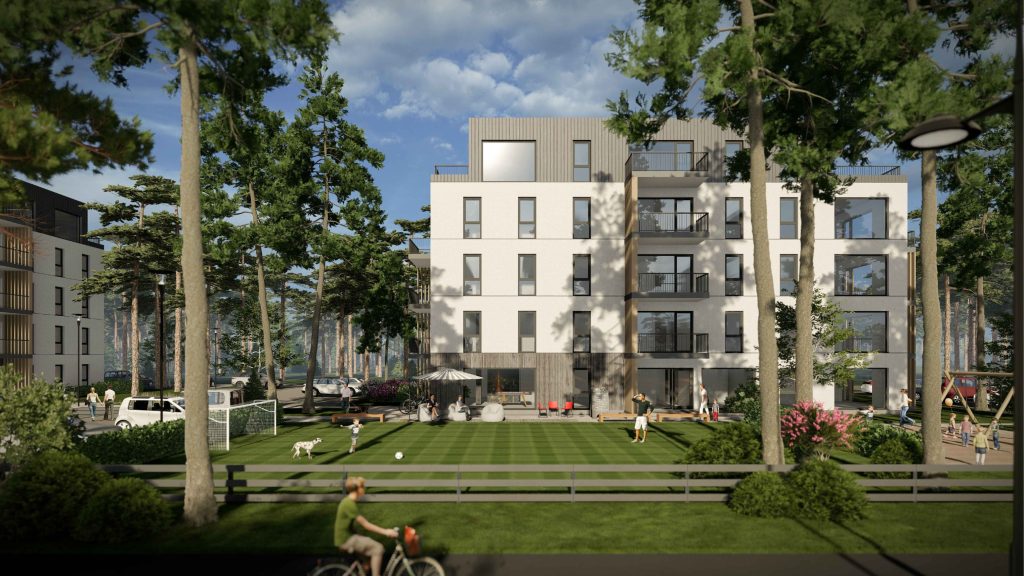 Institūta iela 21 (Institūta iela 21) - Daugiabutis - vizualizacija