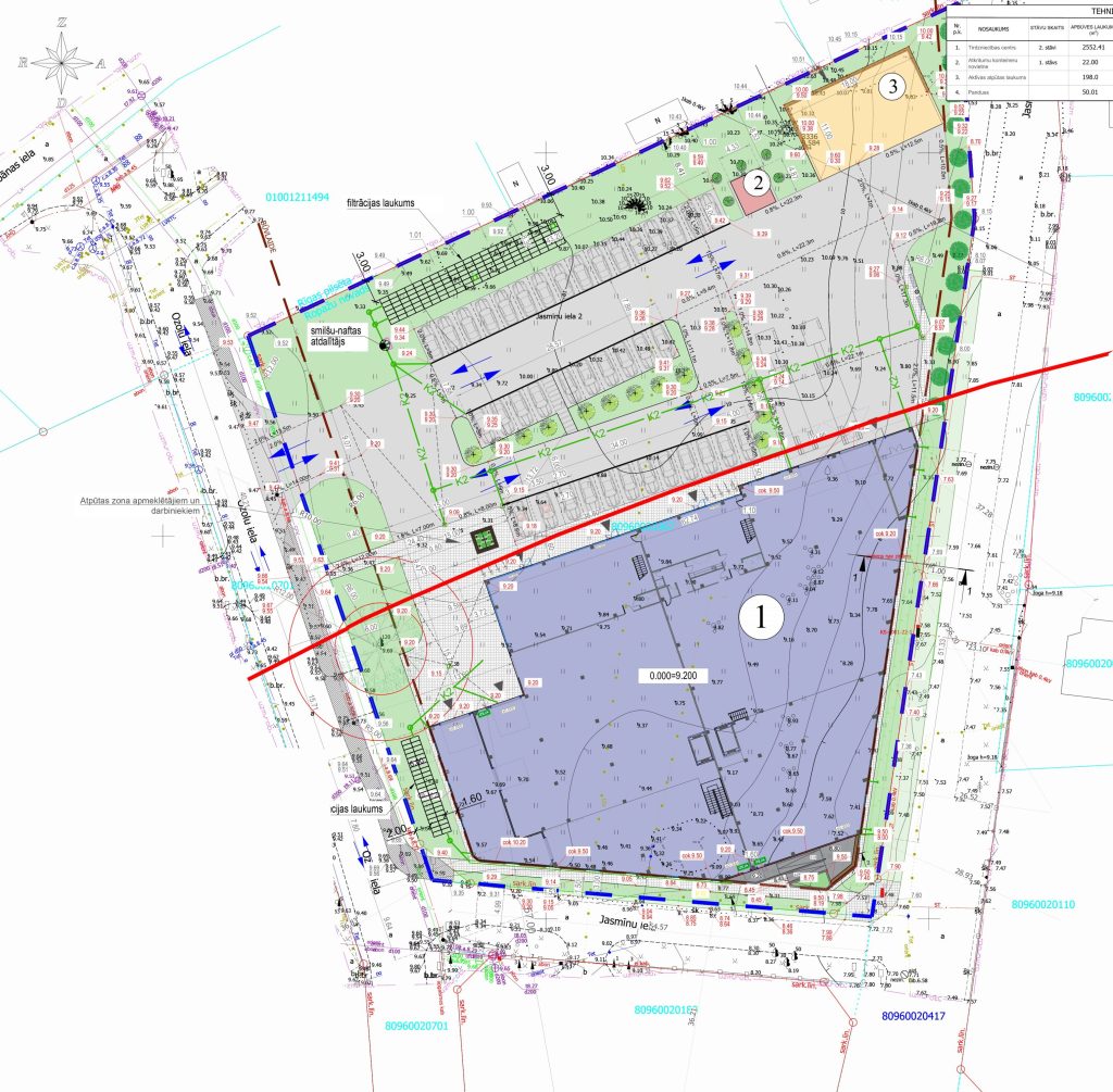 Jasmīnu iela 2 (Jasmīnu iela 2) - Prekybos centras - vizualizacija
