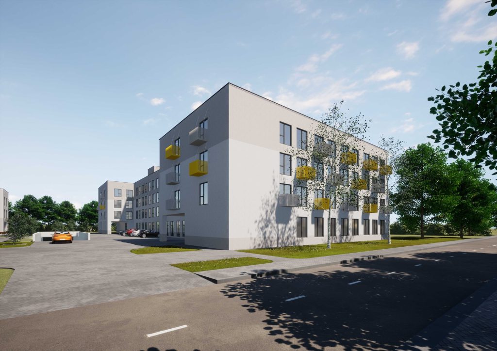 Uniflow Apartments & Co-living - 3.kārta (Jelgavas iela 18) - Korterelamu - visuaalne
