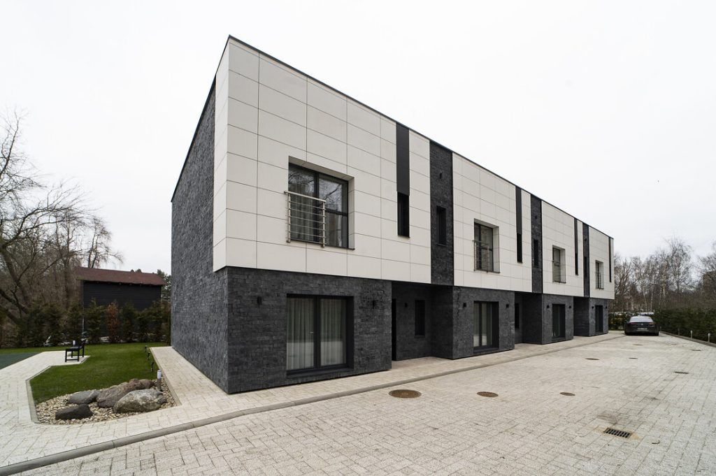 Mežaparka ozoli (Kokneses prospekts 6) - Rindu mājas - vizualizācija