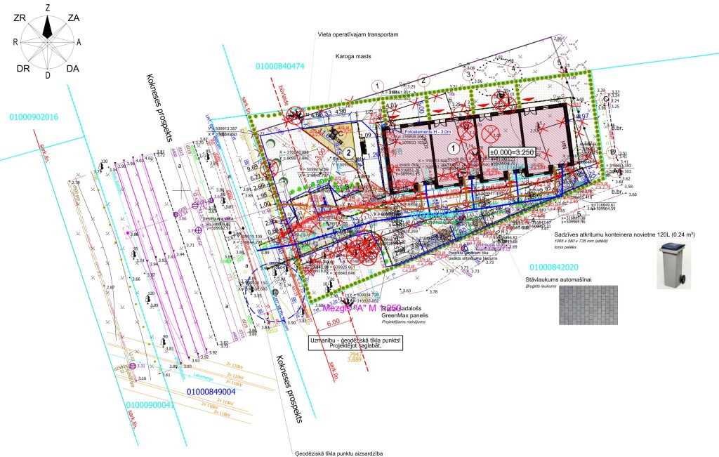 Mežaparka ozoli (Kokneses prospekts 6) - Rindu mājas - vizualizācija