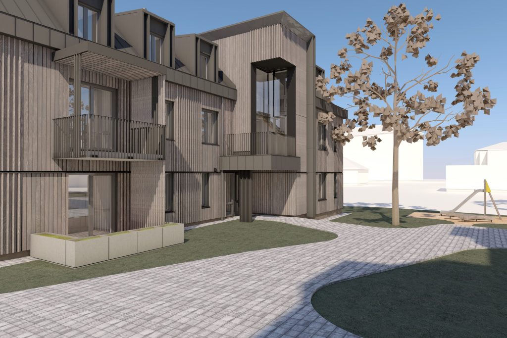 Kristapa iela 4 (Kristapa iela 4) - Daudzdzīvokļu nams - vizualizācija