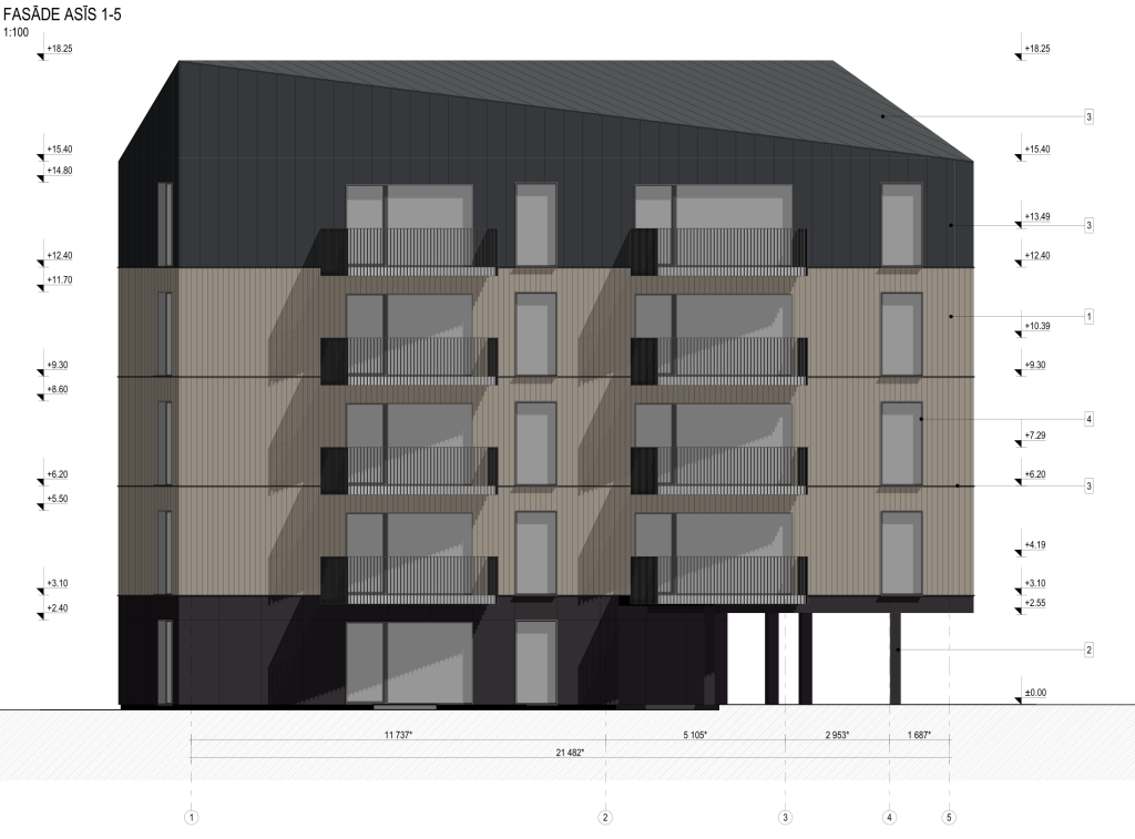 Lilijas iela 17B (Lilijas iela 17B) - Multi apartment - visualization