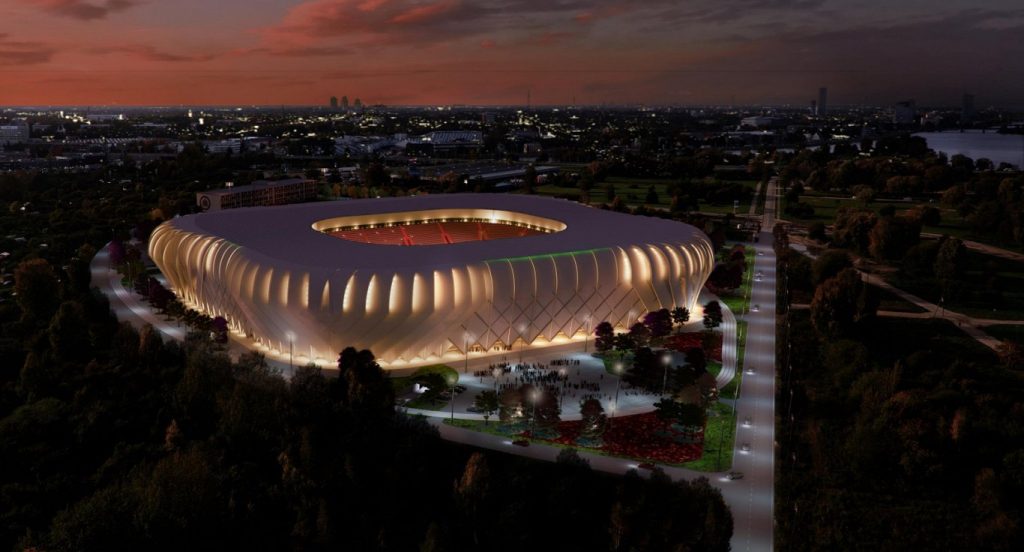 Latvijas Nacionālais futbola stadions (Lucavsalas iela 14) - Stadions - vizualizācija