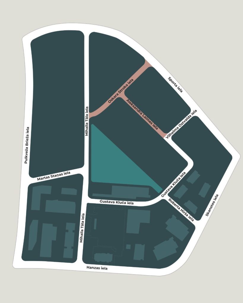 New Hanzas City teritorijas infrastruktūras izbūve - 4.kārta (Mihaila Tāla iela, Aleksandra Laimes iela, Oskara Stroka iela) - Ceļš - vizualizācija