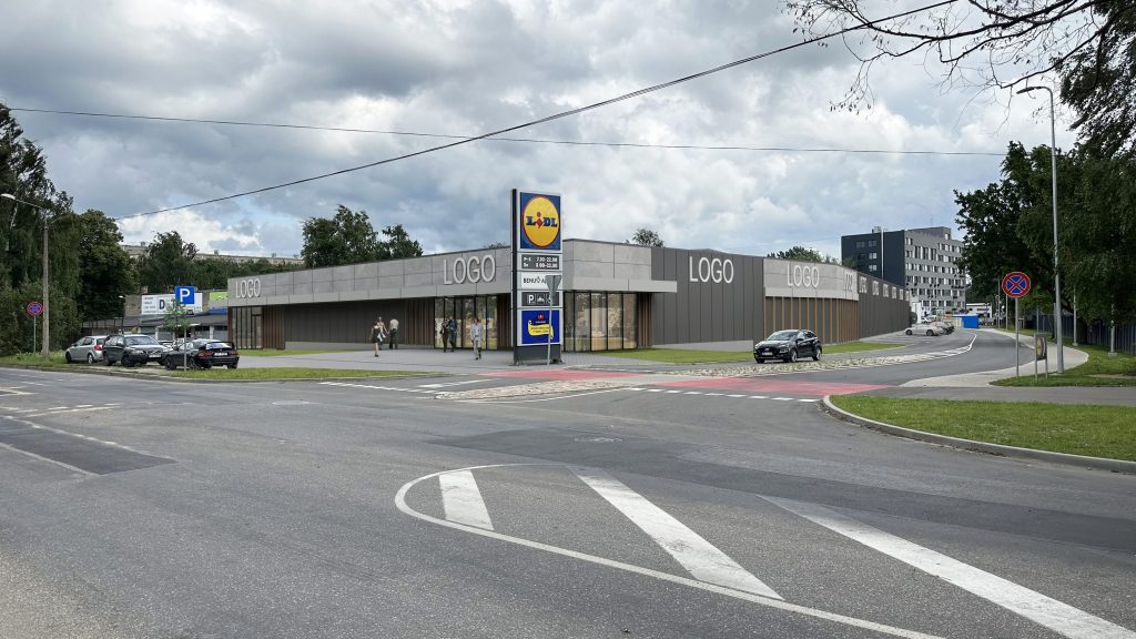 LIDL - Nīcgales iela 35 (Nīcgales iela 35) - Tirdzniecības centrs - vizualizācija
