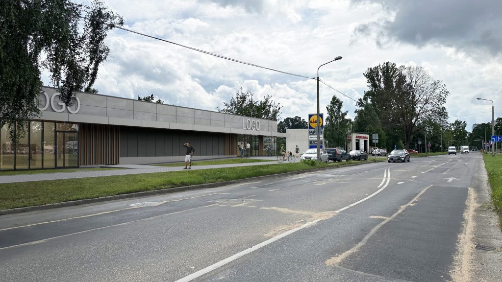 LIDL - Nīcgales iela 35 (Nīcgales iela 35) - Tirdzniecības centrs - vizualizācija