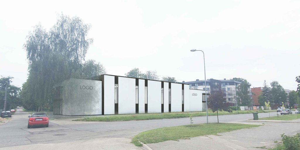 Nīcgales ielā 46C (Nīcgales ielā 46C, Kaibalas ielā 25) - Kaubanduskeskus - visuaalne