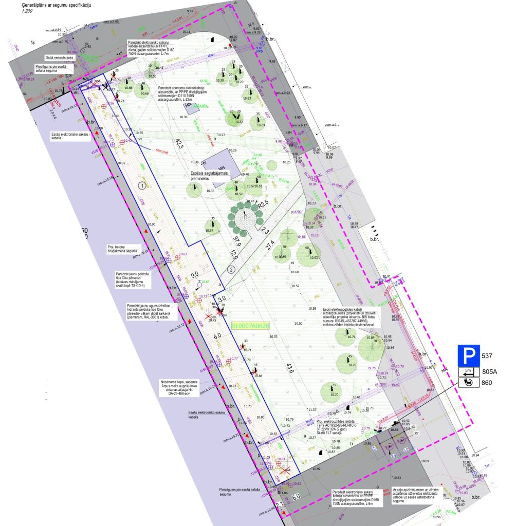 Šampētera iela 2 - Teritorijas labiekārtojums (Šampētera iela 2) - Parkas - vizualizacija