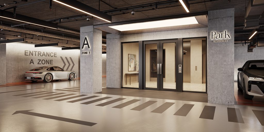 Riga Waterfront - Park Residences (Eksporta iela 11) - Daudzdzīvokļu nams - vizualizācija