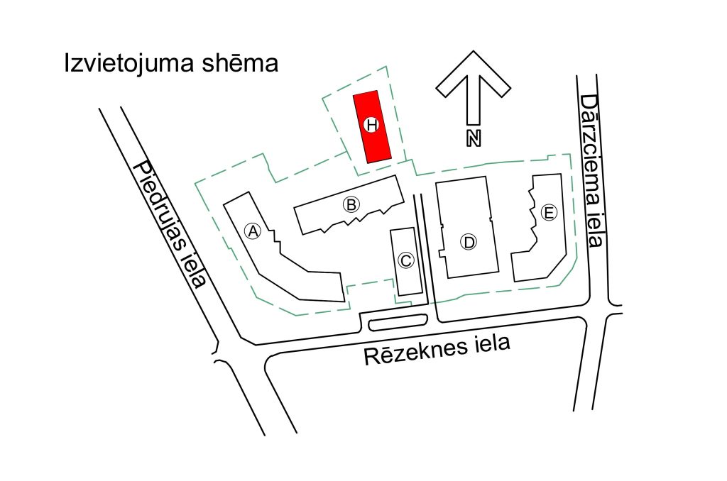 Dienvidu vārti - 3. kārta - "H" ēka (Piedrujas iela 19) - Birojs / Elastīgu platību, Noliktava / Izplatīšanas centrs - vizualizācija