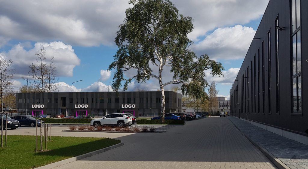 Dienvidu vārti - 3. kārta - "H" ēka (Piedrujas iela 19) - Birojs / Elastīgu platību, Noliktava / Izplatīšanas centrs - vizualizācija