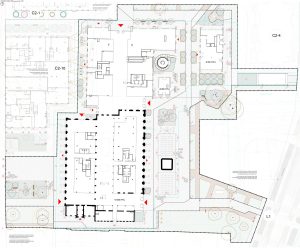 Riga Waterfront - Chimney Square (Andrejostas iela) - Laukums