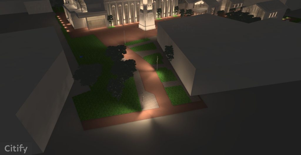 Riga Waterfront - Chimney Square (Andrejostas iela) - Square - visualization