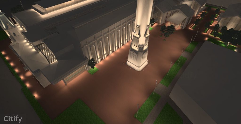 Riga Waterfront - Chimney Square (Andrejostas iela) - Square - visualization