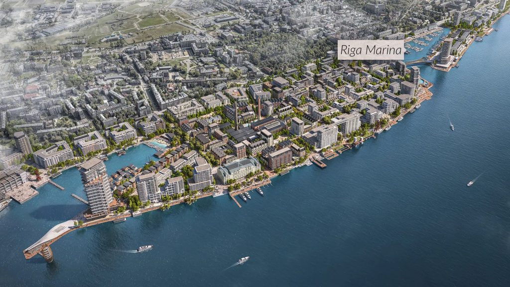 Riga Waterfront - Riga Marina (Eksporta iela) - Sadam - visuaalne