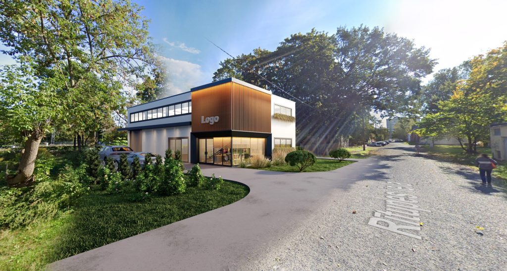 Rītupes iela 15 (Rītupes iela 15) - Tirdzniecības centrs - vizualizācija