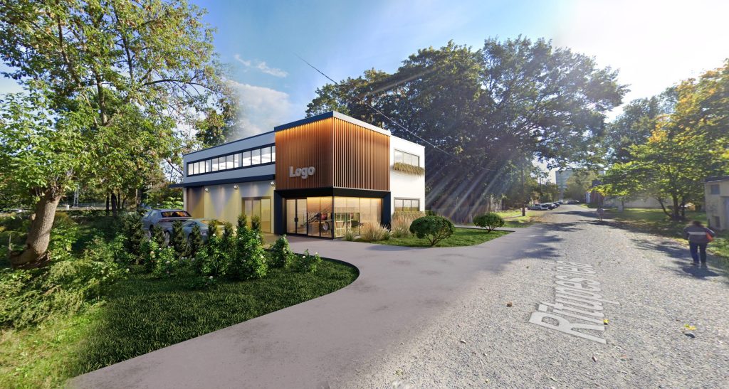 Rītupes iela 15 (Rītupes iela 15) - Tirdzniecības centrs - vizualizācija