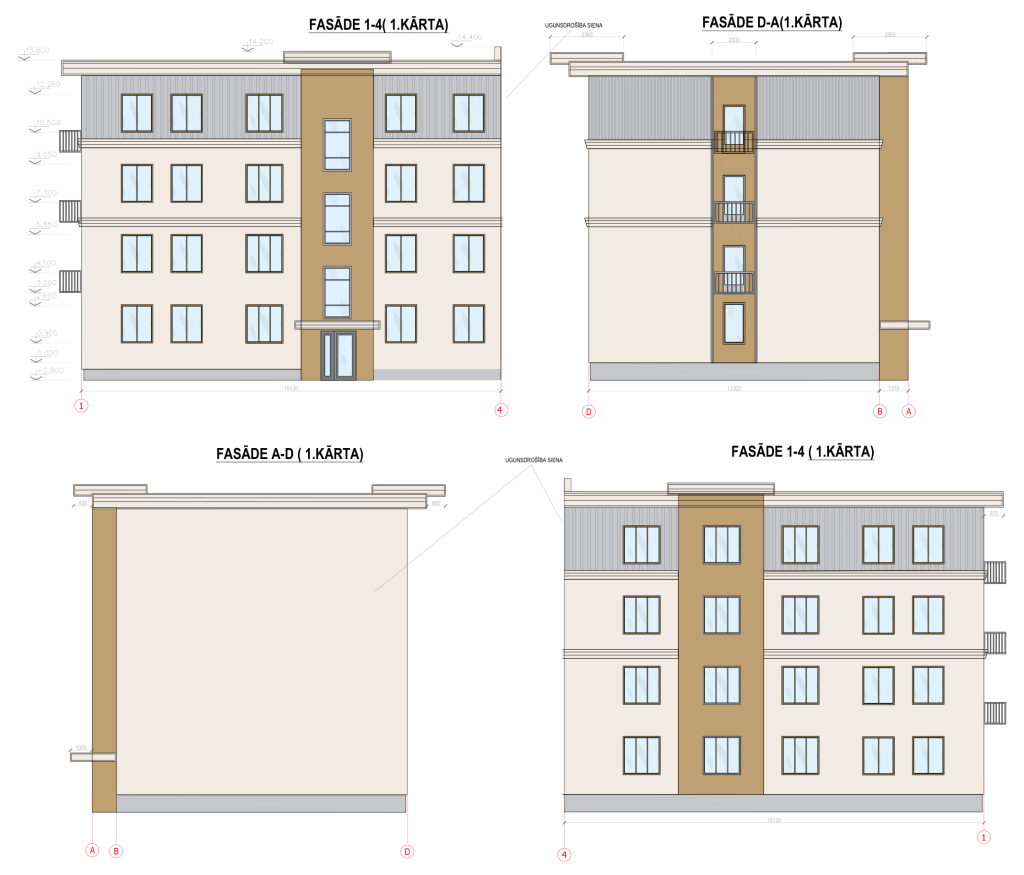 Rubeņu iela 9B - 1.kārta (Rubeņu iela 9B) - Korterelamu - visuaalne