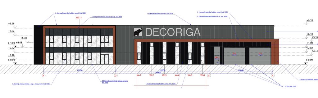 Decoriga ("Rūnas", Mārupe) - Warehouse / Distribution center - visualization