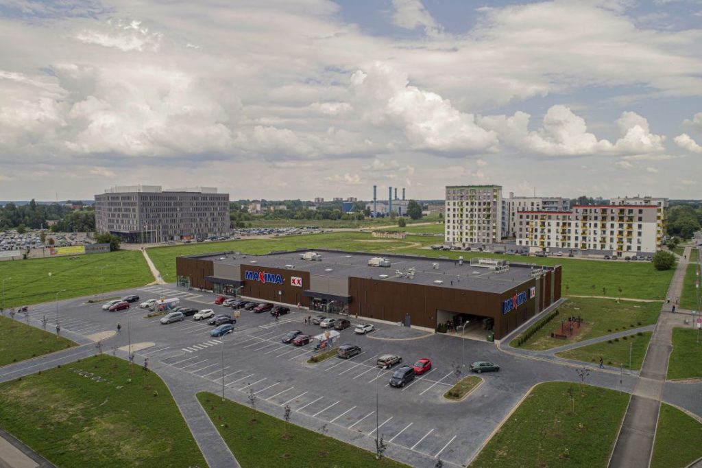 MAXIMA XX - Rusova iela 1 (Rusova iela 1) - Maisto parduotuvė - vizualizacija