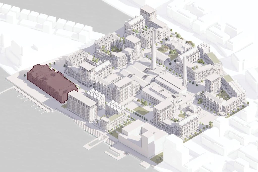 Riga Waterfront - Silo Hotel (Andrejostas iela) - Viešbutis - vizualizacija