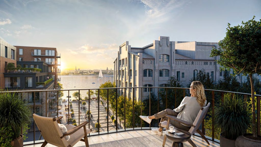 Riga Waterfront - Silo Hotel (Andrejostas iela) - Viešbutis - vizualizacija