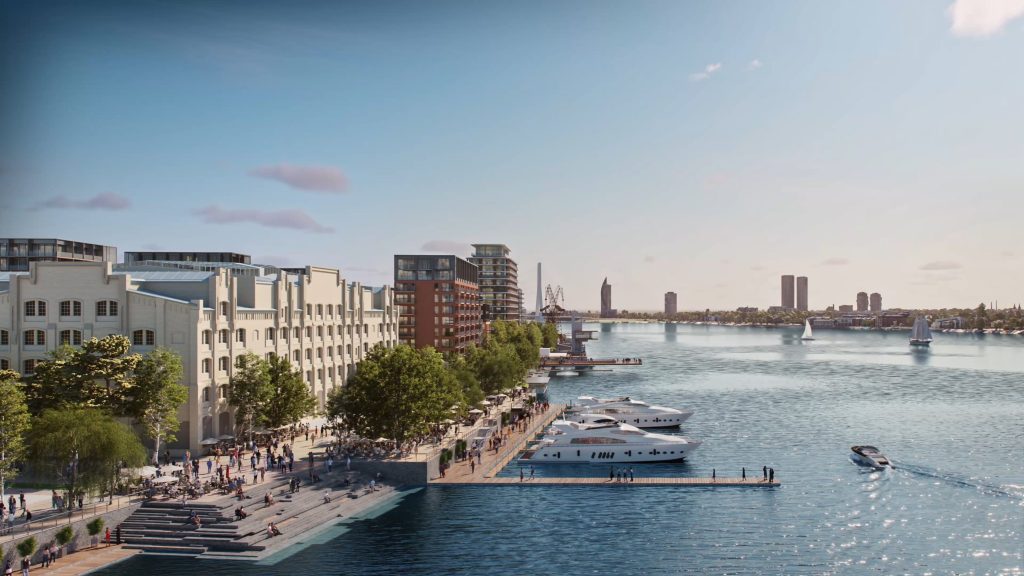 Riga Waterfront - Silo Hotel (Andrejostas iela) - Viešbutis - vizualizacija