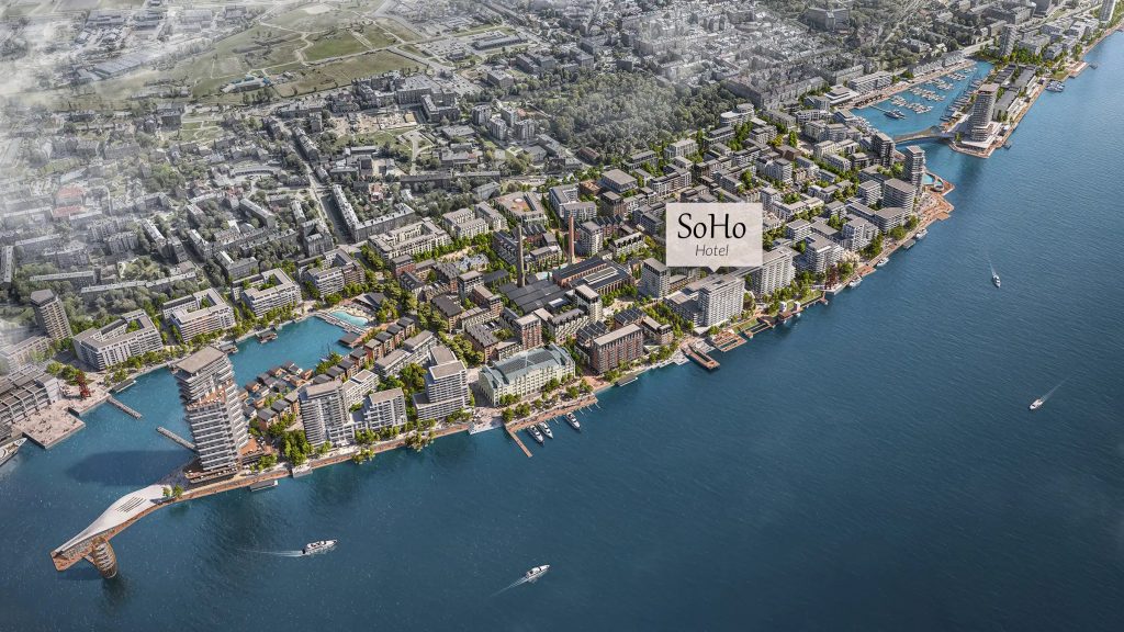 Riga Waterfront - SoHo Hotel (Andrejostas iela) - Viesnīca - vizualizācija