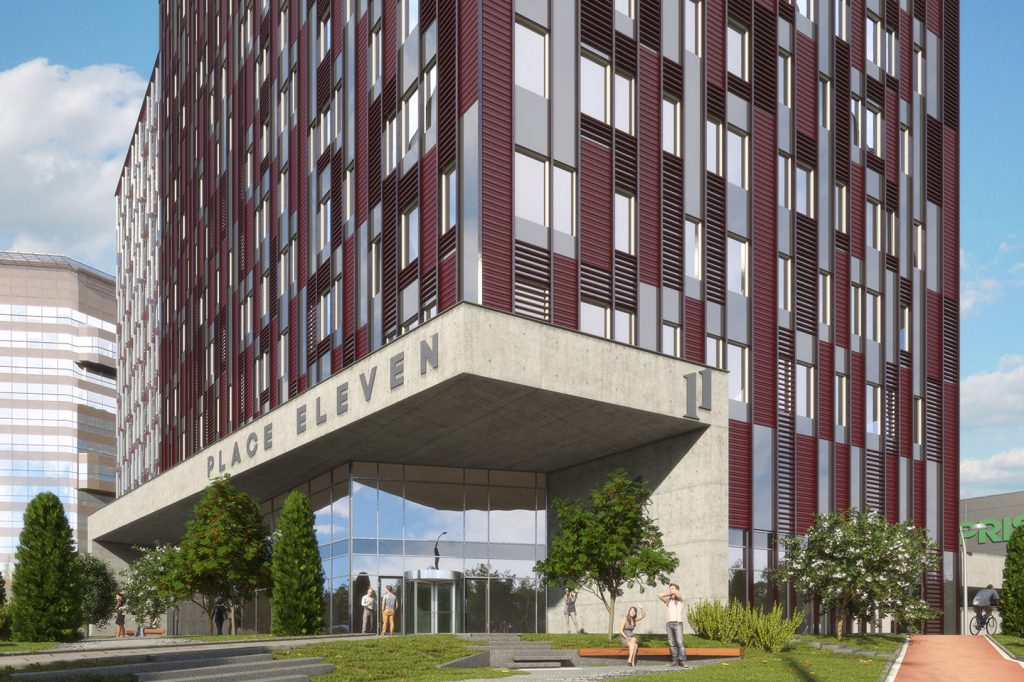 Place Eleven (Sporta iela 11) - Verslo centras - vizualizacija
