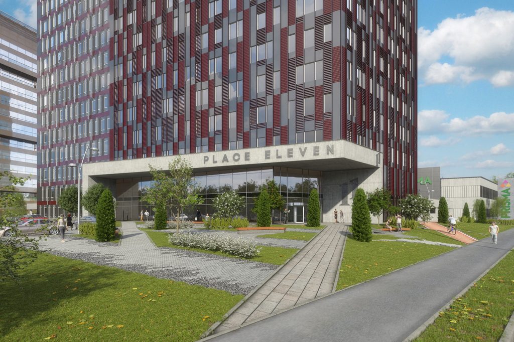 Place Eleven (Sporta iela 11) - Verslo centras - vizualizacija
