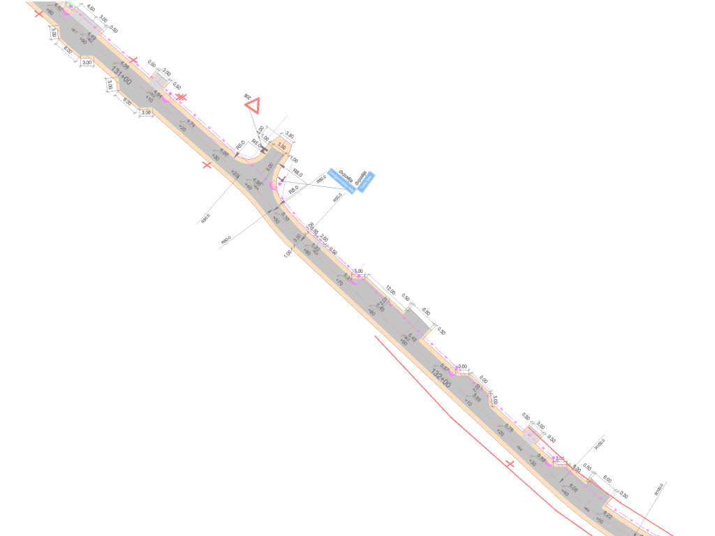 Velosipēdu ceļš "Centrs – Ķengarags – Rumbula – Dārziņi" - posmā no Rumbas ielas 88 līdz Jāņogu ielai (Rumbas ielas 88, Jāņogu iela) - Dviračių takas - vizualizacija
