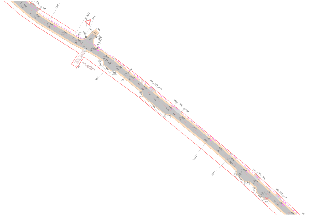 Velosipēdu ceļš "Centrs – Ķengarags – Rumbula – Dārziņi" - posmā no Rumbas ielas 88 līdz Jāņogu ielai (Rumbas ielas 88, Jāņogu iela) - Dviračių takas - vizualizacija