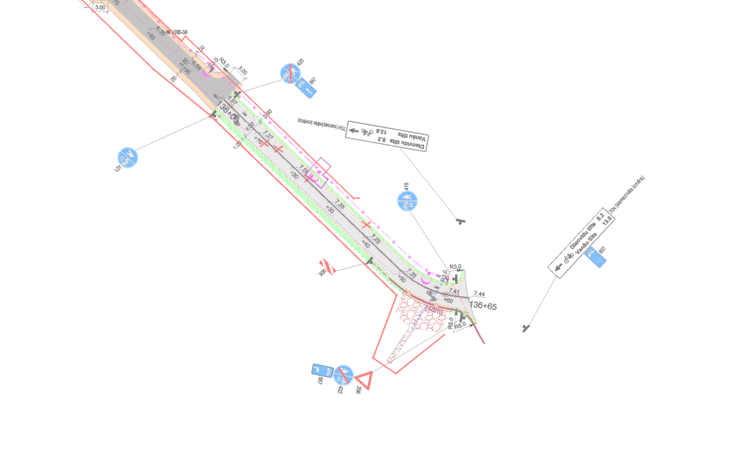 Velosipēdu ceļš "Centrs – Ķengarags – Rumbula – Dārziņi" - posmā no Rumbas ielas 88 līdz Jāņogu ielai (Rumbas ielas 88, Jāņogu iela) - Dviračių takas - vizualizacija