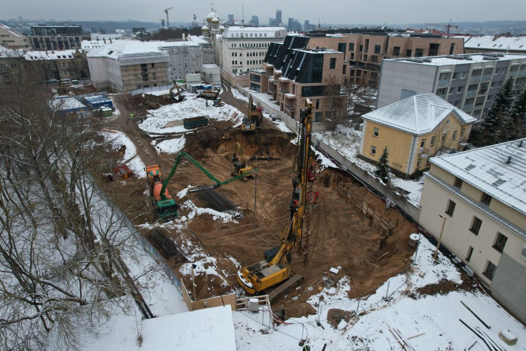 Sutartinės 1 etapas (J. Basanavičiaus g. 28) - Daudzdzīvokļu nams - būvdarbu attēli