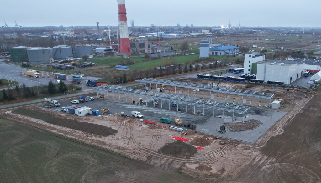 Kautros bazė - autobusų aikštelė (Kretainio g. 8) - Bussijaam, Laadimisjaam, Teenindusterminal - ehituse fotod