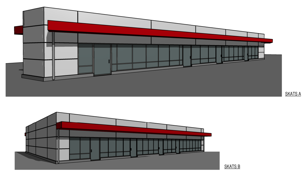 Stirnu iela 26 (Stirnu iela 26) - Tirdzniecības centrs - vizualizācija