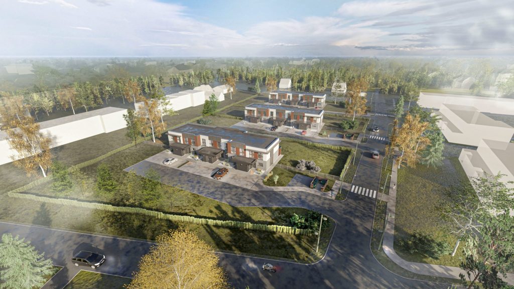 Kevade kodud (Kevade 2, 4, 6) - Row housing - visualization